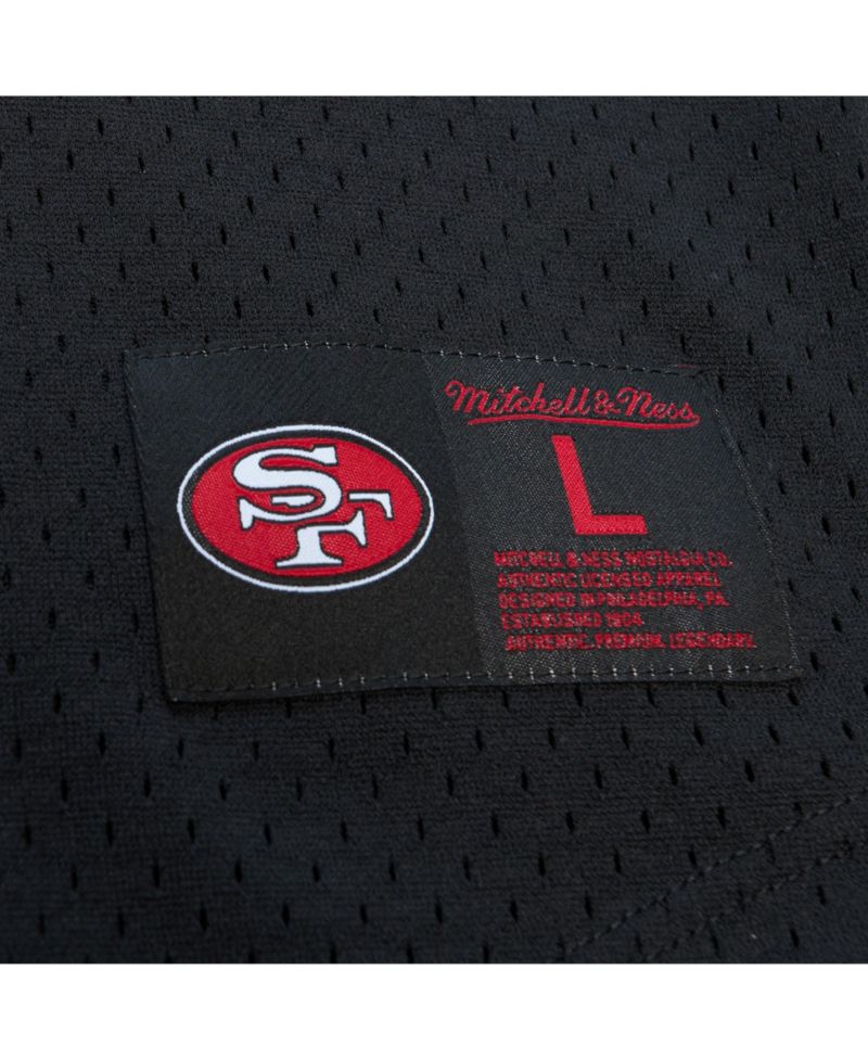 Men's Joe Montana Black San Francisco 49ers Big & Tall Mesh Player Name & Number T-Shirt
