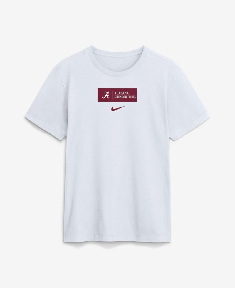 Men's White Alabama Crimson Tide Primetime Crew T-Shirt