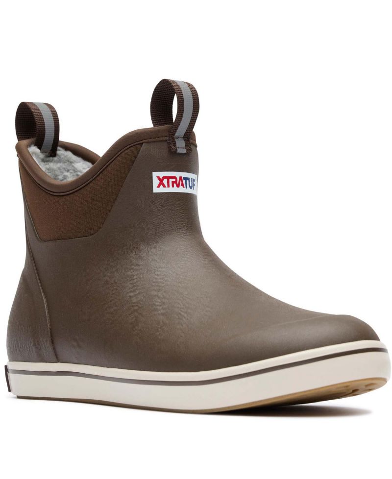 Men's Fleece Lined Ankle Deck Boot