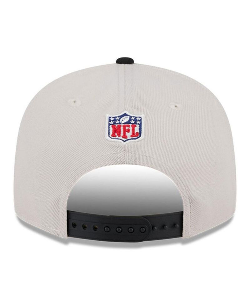 Men's Stone/Black Jacksonville Jaguars 2024 Sideline Historic 9FIFTY Snapback Hat