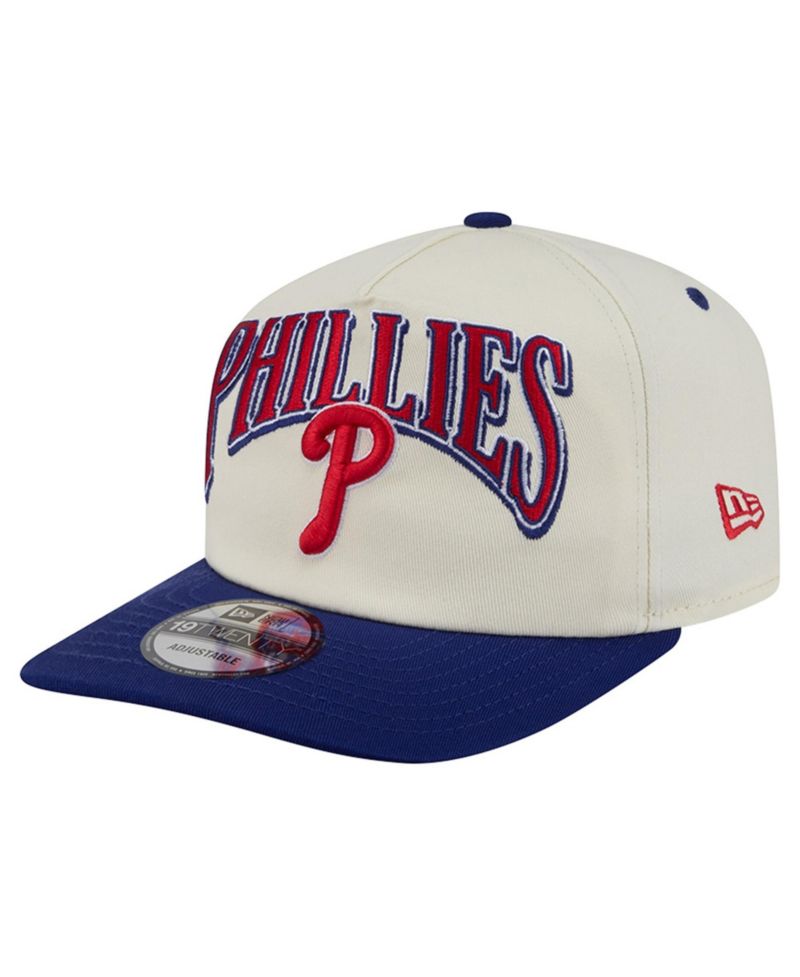 Men's Cream/Navy Philadelphia Phillies Vintage 19TWENTY Adjustable Hat