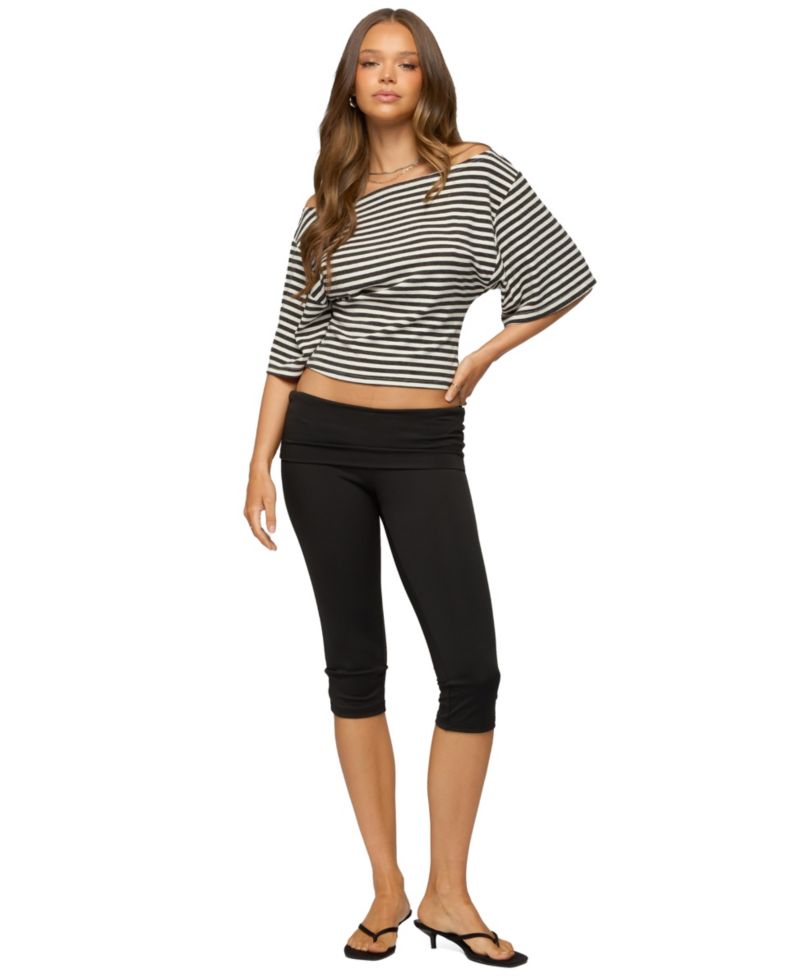 Women's Jadan Striped Off Shoulder Top