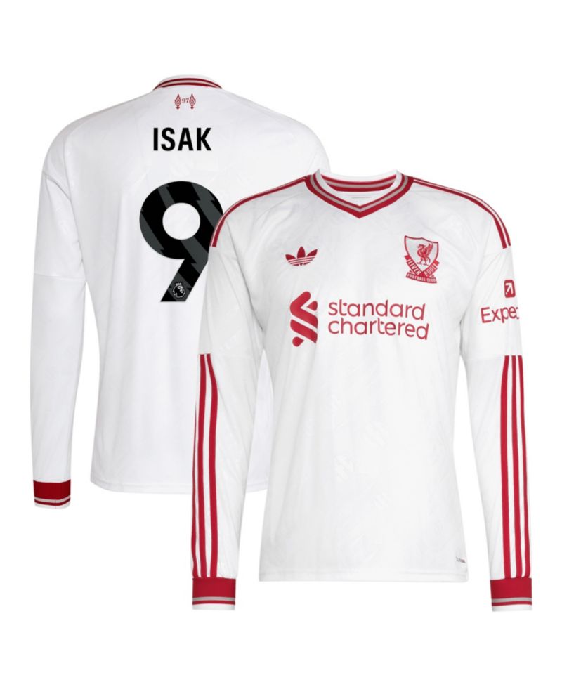 Men's Liverpool Alexander Isak 2026/27 Away Long-Sleeve Jersey