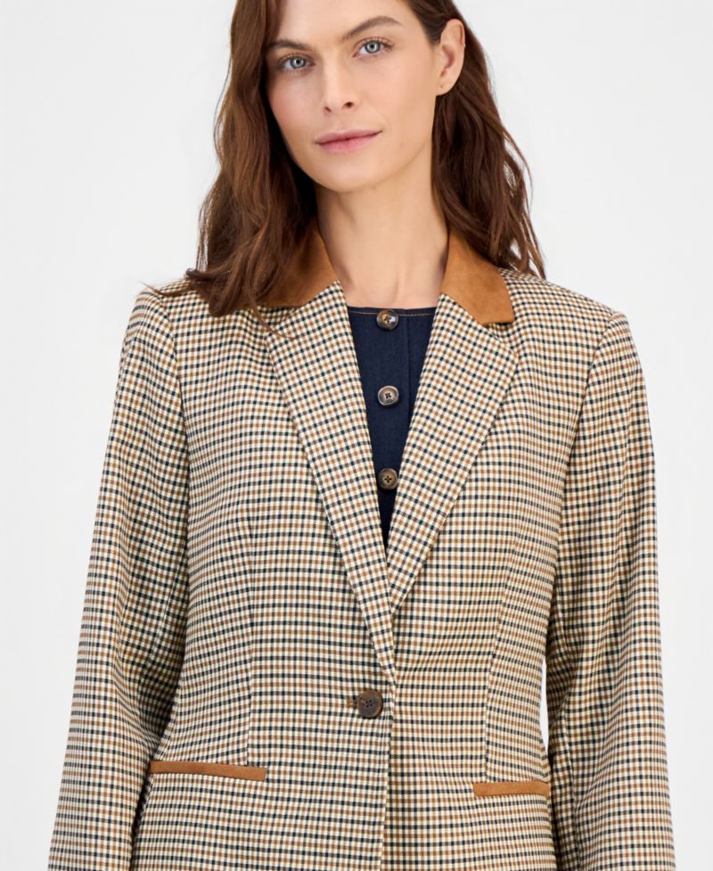 Women's Plaid Topper Jacket