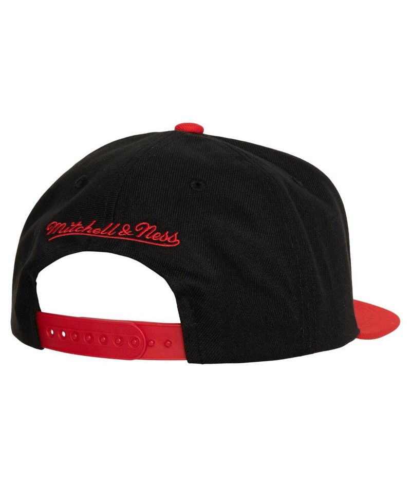 Men's Black Detroit Red Wings Core Team Ground 2.0 Snapback Hat