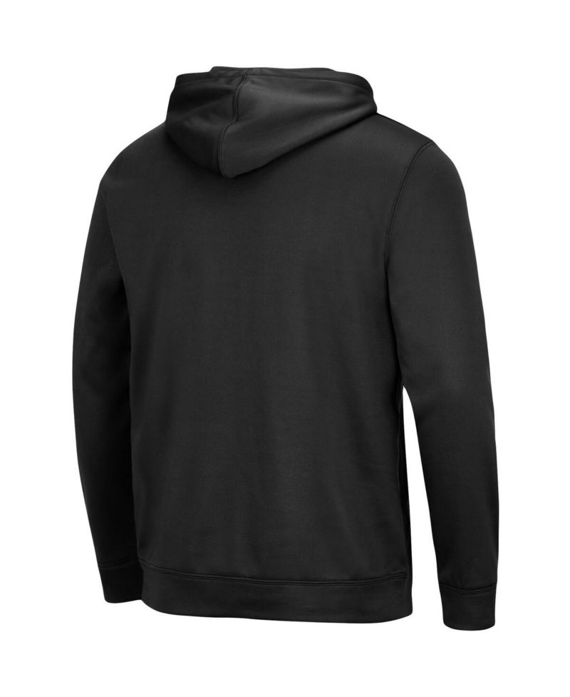 Men's Black James Madison Dukes Blackout 3.0 Pullover Hoodie