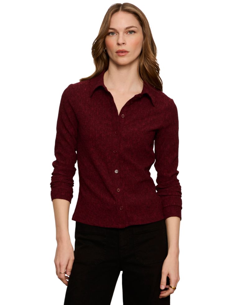Women's Dreamer Long-Sleeve Spread-Collar Button-Up Shirt