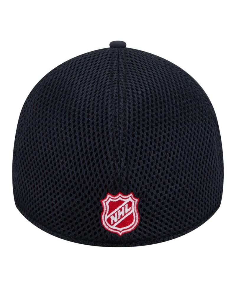 Men's Navy Montreal Canadiens Logo 39THIRTY Flex Hat