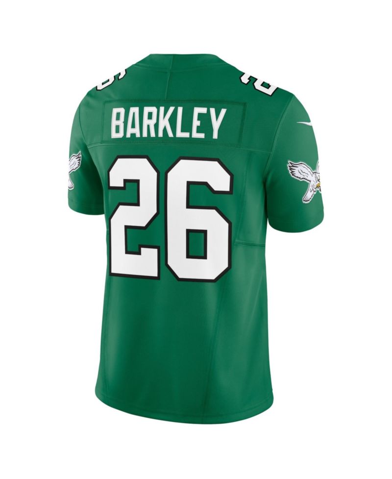 Men's Saquon Barkley Kelly Green Philadelphia Eagles Alternate Vapor F.U.S.E. Limited Jersey