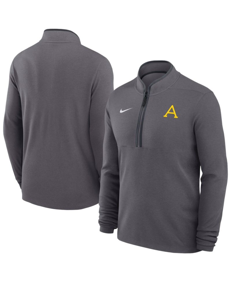 Men's Gray Army Black Knights 2026 West Point Classic Collection Victory Quarter-Zip Pullover