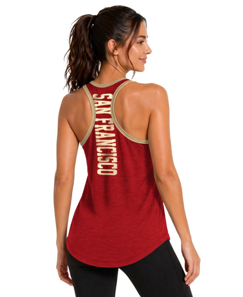 Women's Scarlet San Francisco 49ers Tater II Racerback Tank Top