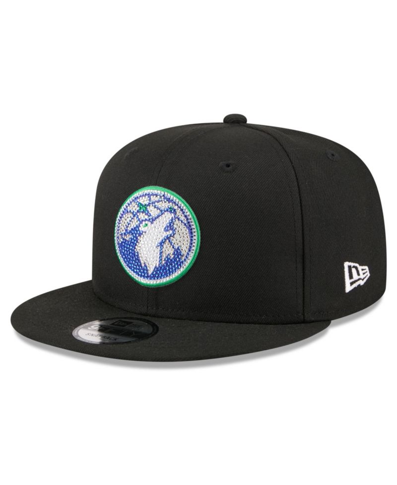 Men's Black Minnesota Timberwolves 2026 NBA Draft Crystal 9FIFTY Snapback Hat