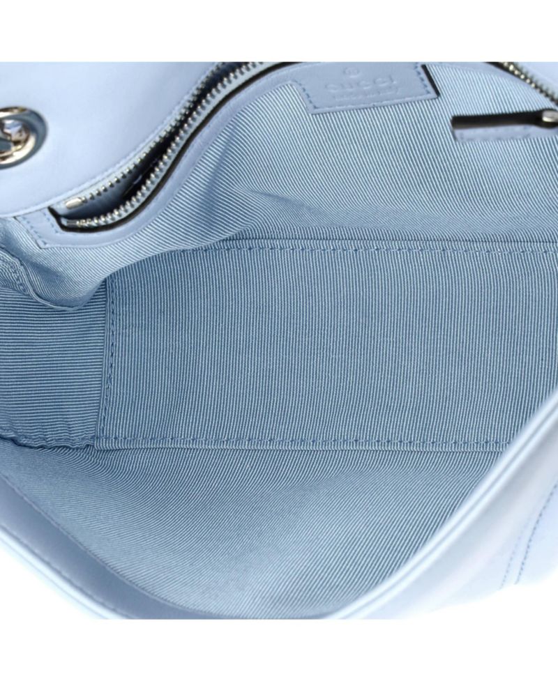 Medium GG Marmont Flap Bag Matelasse Leather