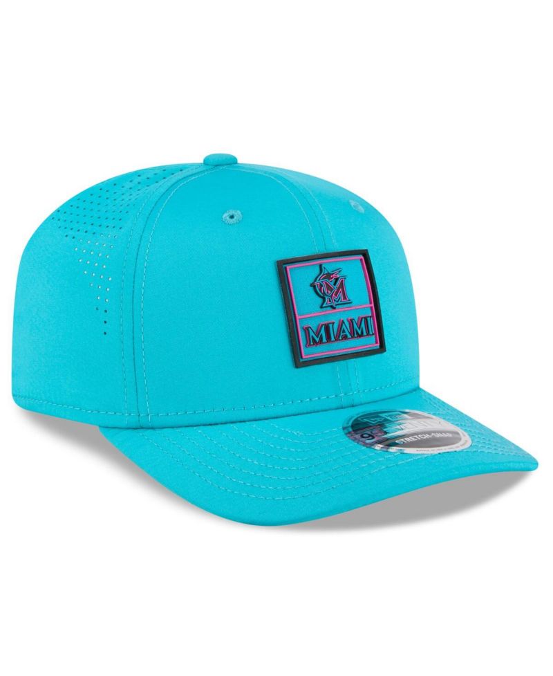 Men's Teal Miami Marlins 2025 City Connect 9SEVENTY Adjustable Hat