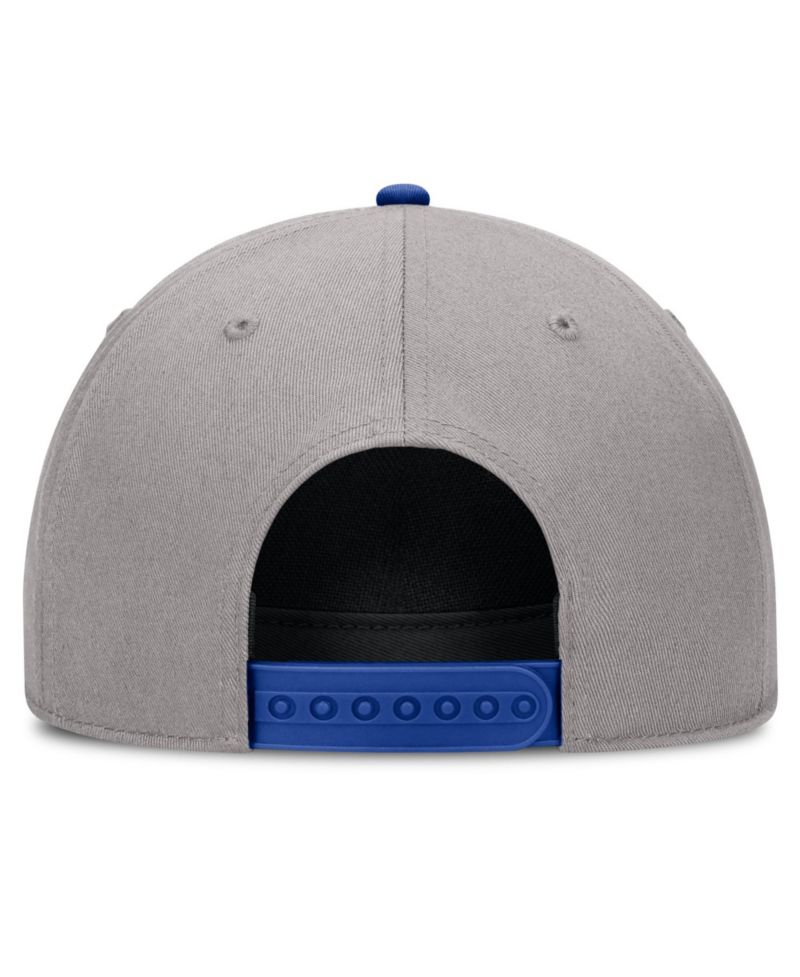 Men's and Women's Gray Duke Blue Devils Primetime Rise Rope Adjustable Hat
