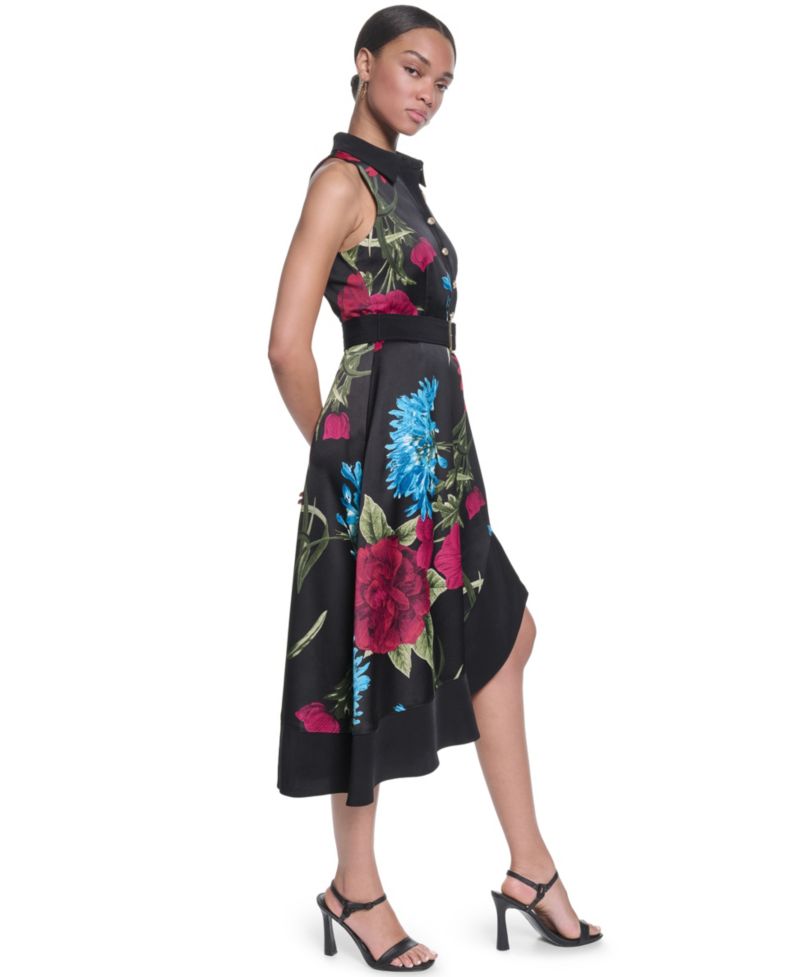Women's Printed Midi Dress