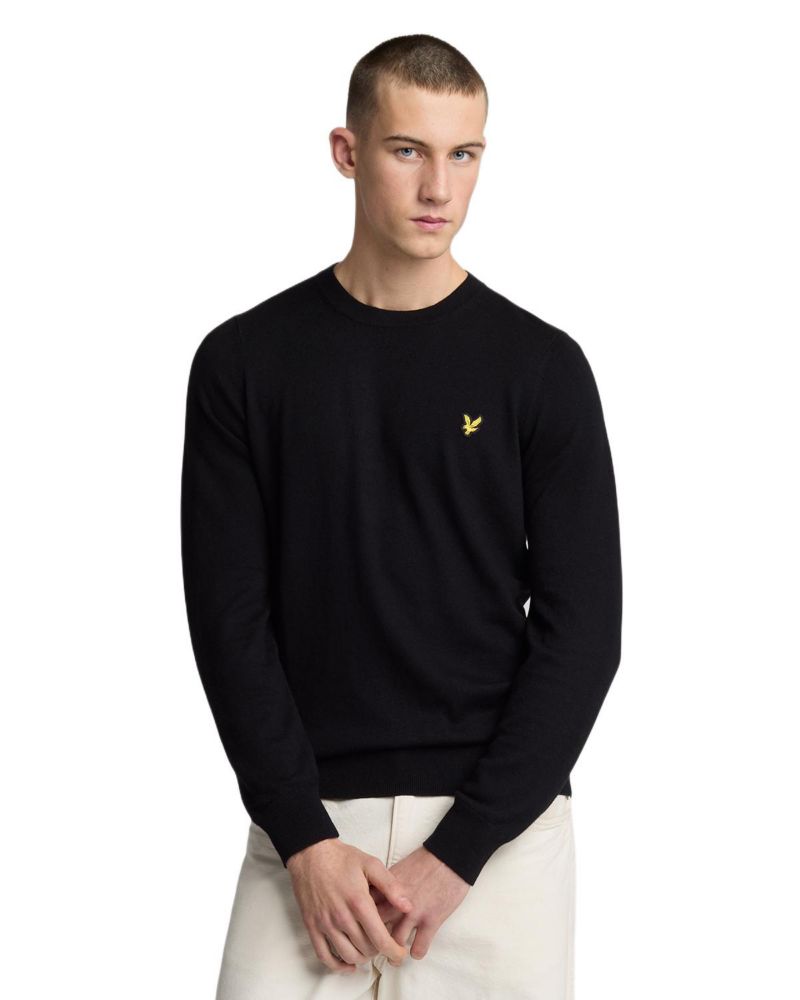 Men's Cotton Merino Crew Neck Sweater
