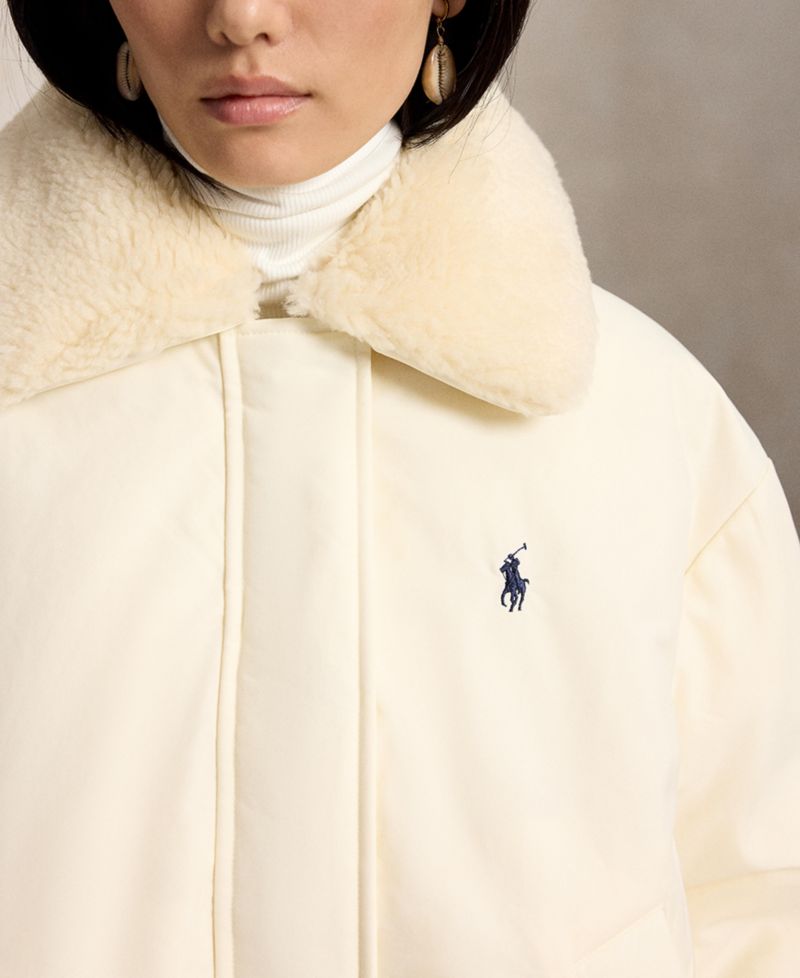 Women's Water-Resistant 750-Fill-Power Down High-Pile-Collar Jacket