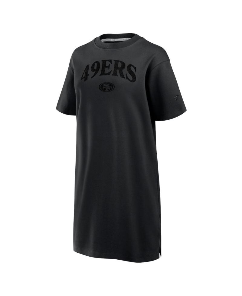 Women's Black San Francisco 49ers Elements Go Tri-Blend Dress
