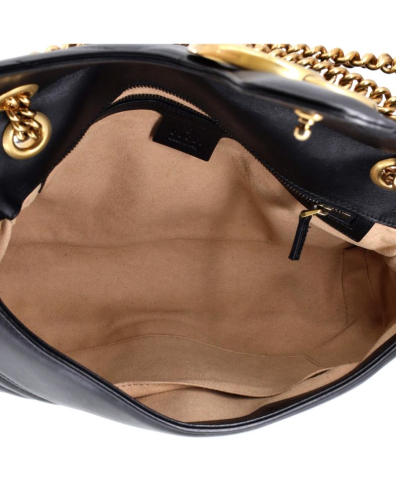 Medium GG Marmont Flap Bag Matelasse Leather