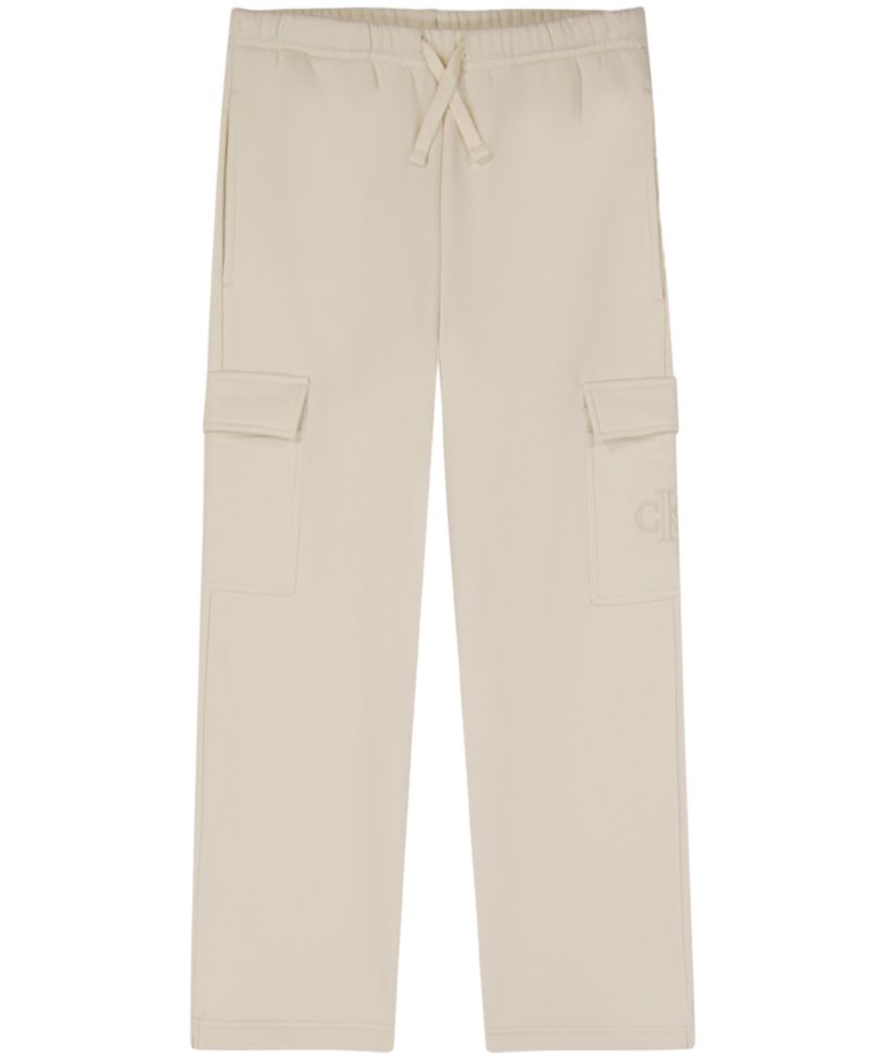 Girls' 7-16 Monologo Wide-Leg Cargo Fleece Pants