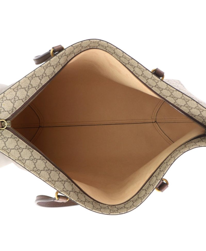 Medium Ophidia Zip Tote GG Coated Canvas