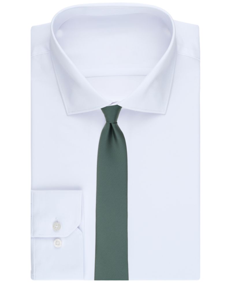 Men's Modern Solid Slim Tie