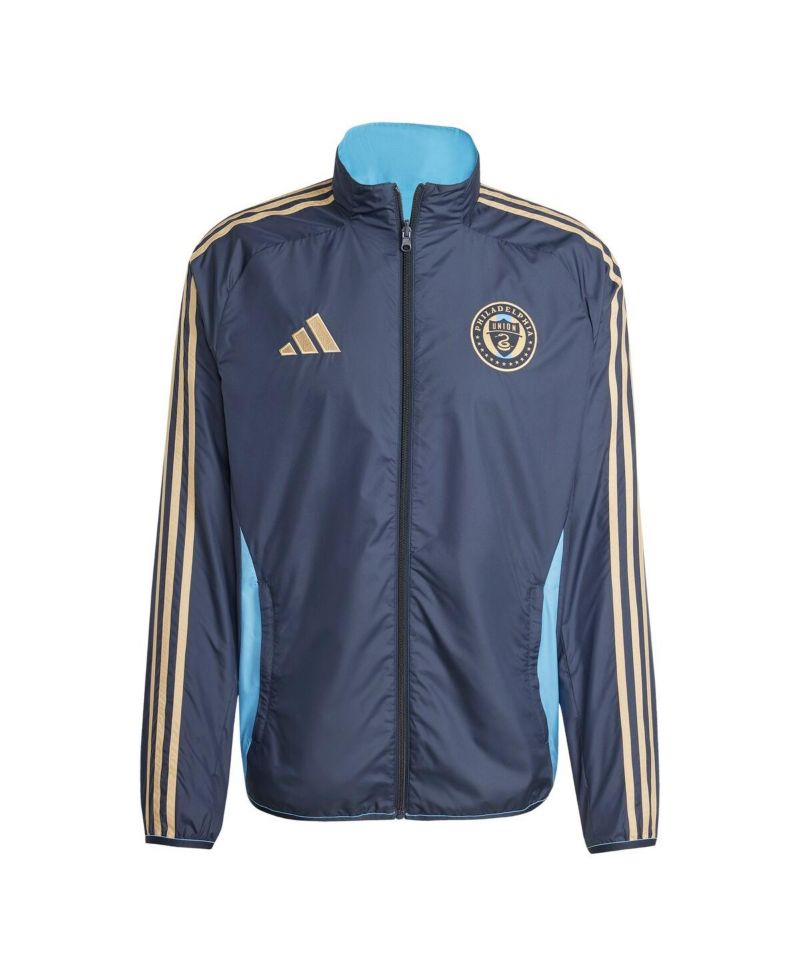 Men's Navy/Light Blue Philadelphia Union 2025 Anthem Reversible Full-Zip Jacket