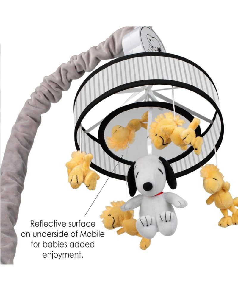 Classic Snoopy & Woodstock Musical Crib Mobile