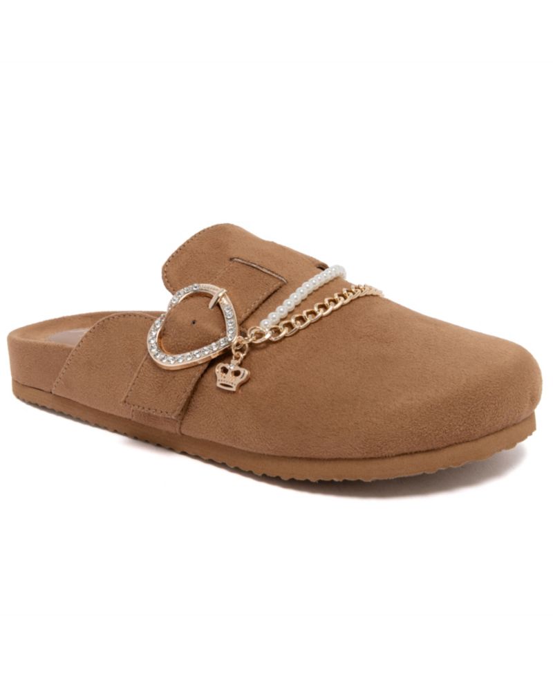 Women's Dove Heart Buckle Clog Slippers