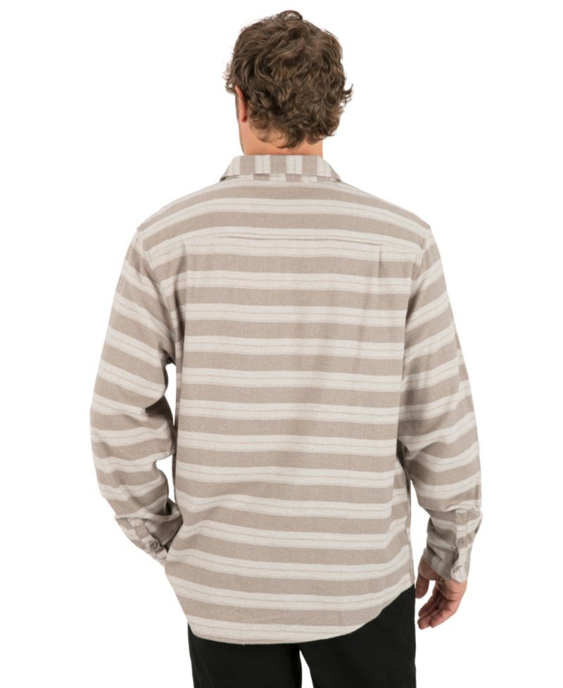 Men's Eugene Flannel Stripe Shirt