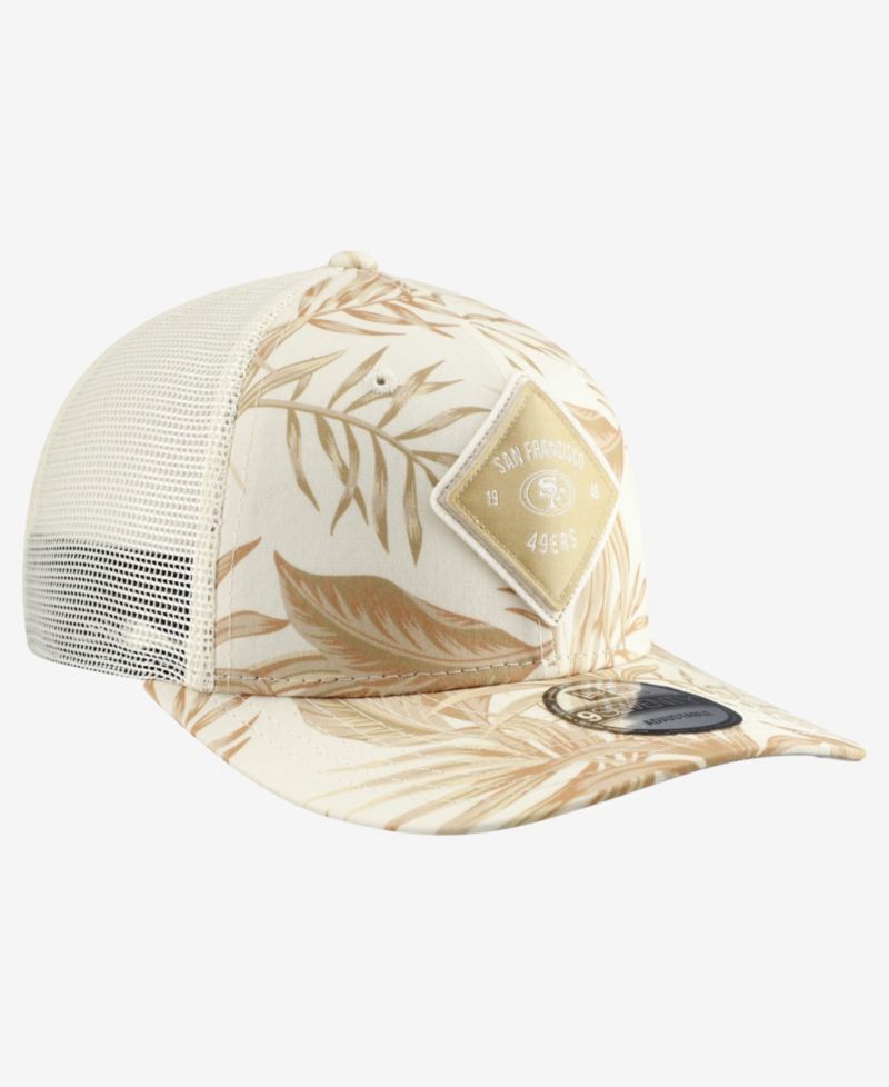 Men's Tan San Francisco 49ers Tonal Palm COOLERA 9SEVENTY Adjustable Trucker Hat