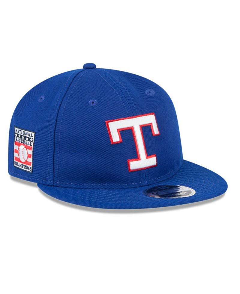 Men's Royal Texas Rangers Baseball Hall of Fame Retro Crown 9FIFTY Adjustable Hat