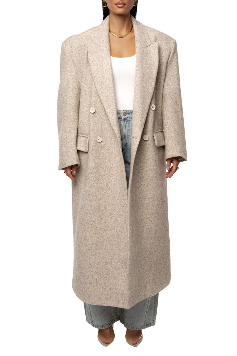 Women's Oversize Double-Breasted Coat