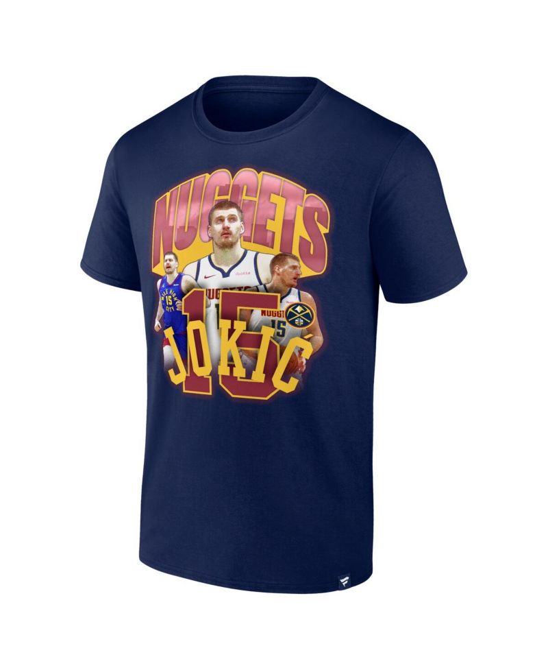 Men's Nikola Jokic Navy Denver Nuggets Notorious 4.0 T-Shirt