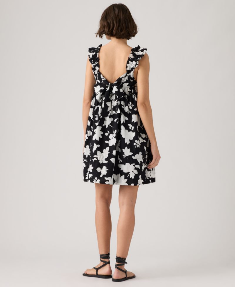 Premium Women's Meg Printed Sleeveless Cotton Mini Dress