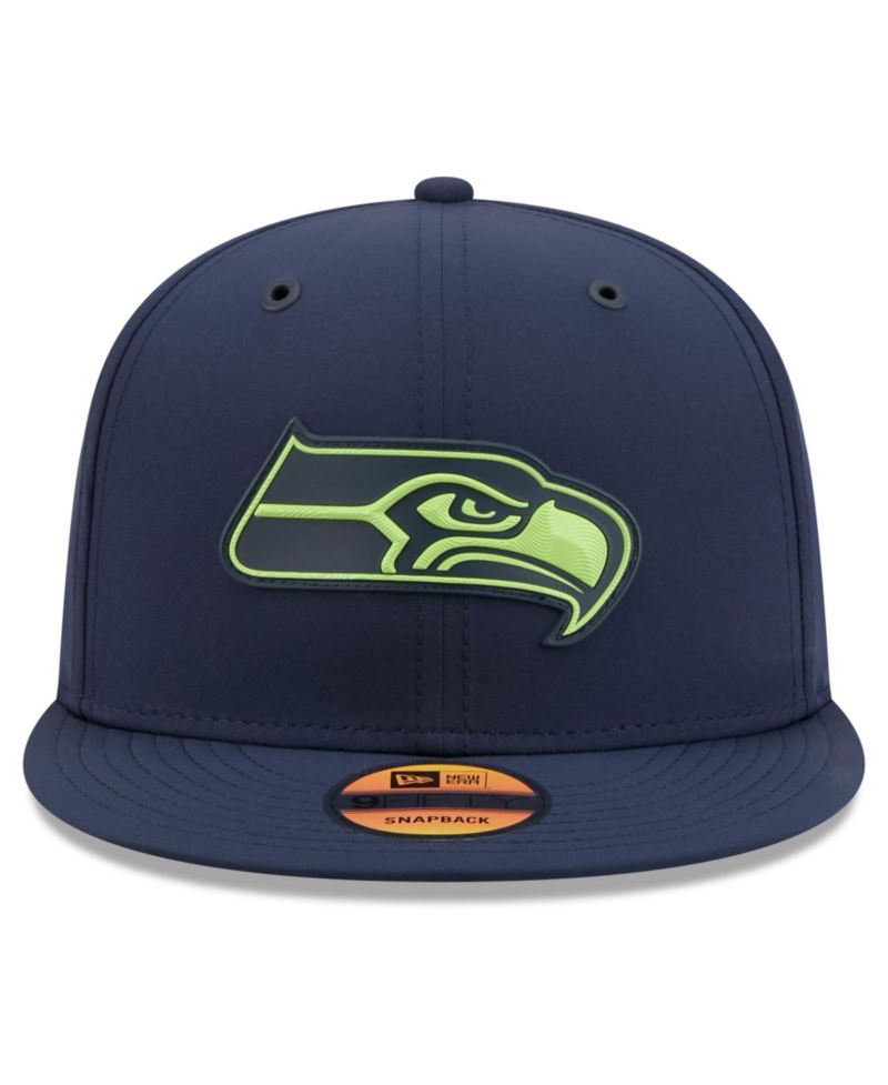 Men's College Navy Seattle Seahawks 2026 Sideline 9FIFTY Snapback Hat