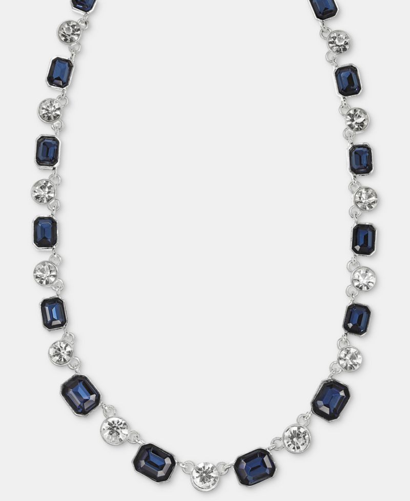 Crystal All-Around Collar Necklace, 16" + 3" extender