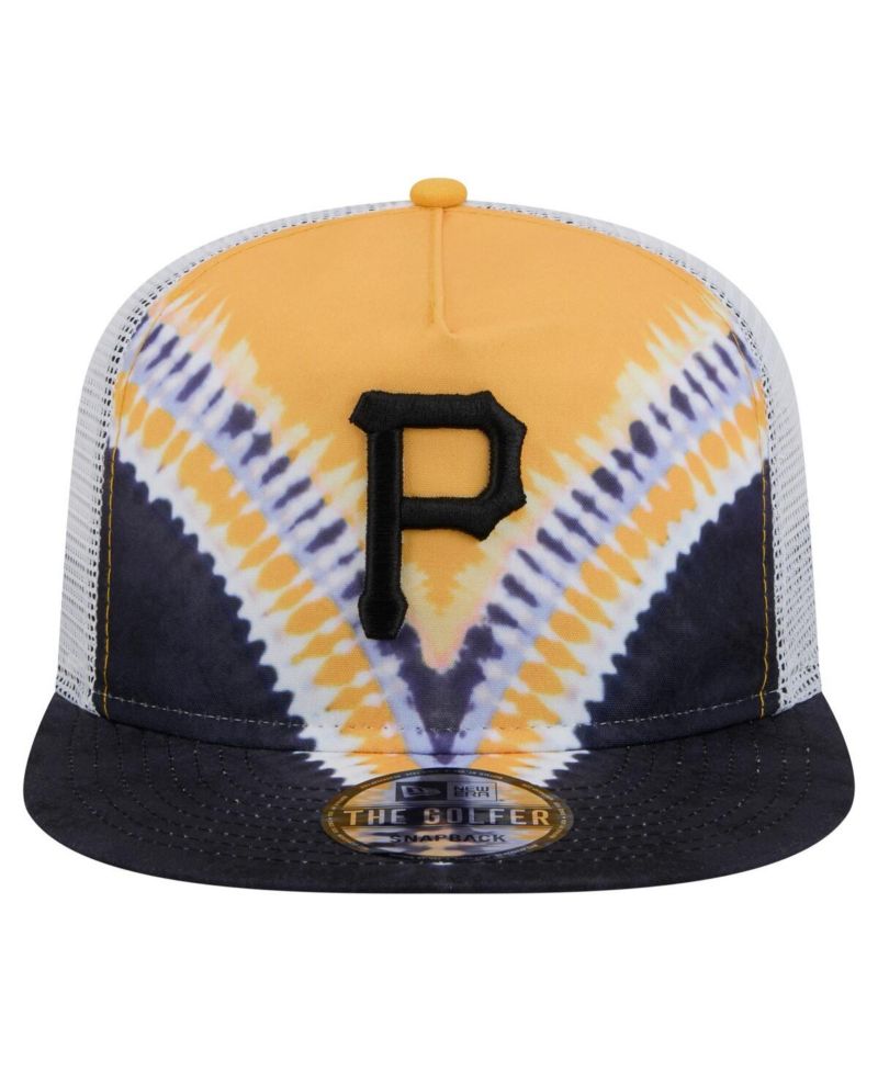 Men's Pittsburgh Pirates Tie-Dye Golfer Trucker Adjustable Hat