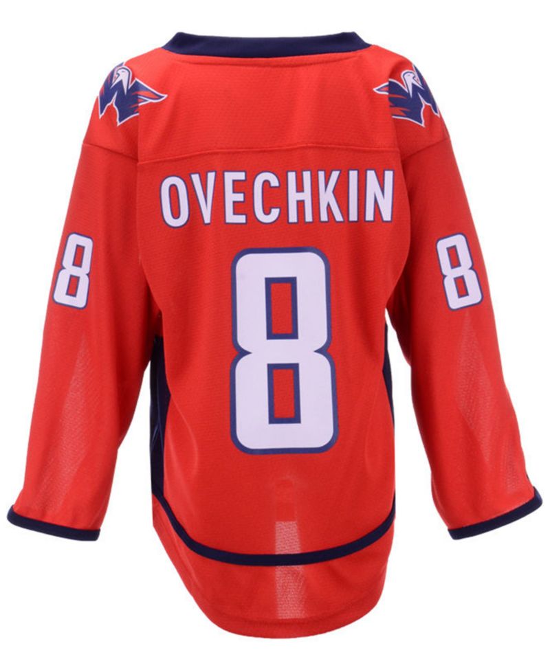 Big Boys and Girls Washington Capitals Home Replica Player Jersey - Alexander Ovechkin