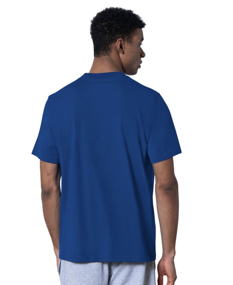Men's Royal/Gray Denver Broncos Two-Pack Throwback Logo T-Shirt Set