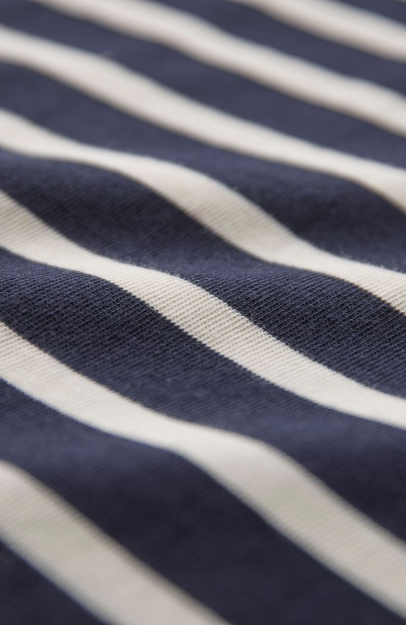 Women's Striped Knee Length Jersey Dress