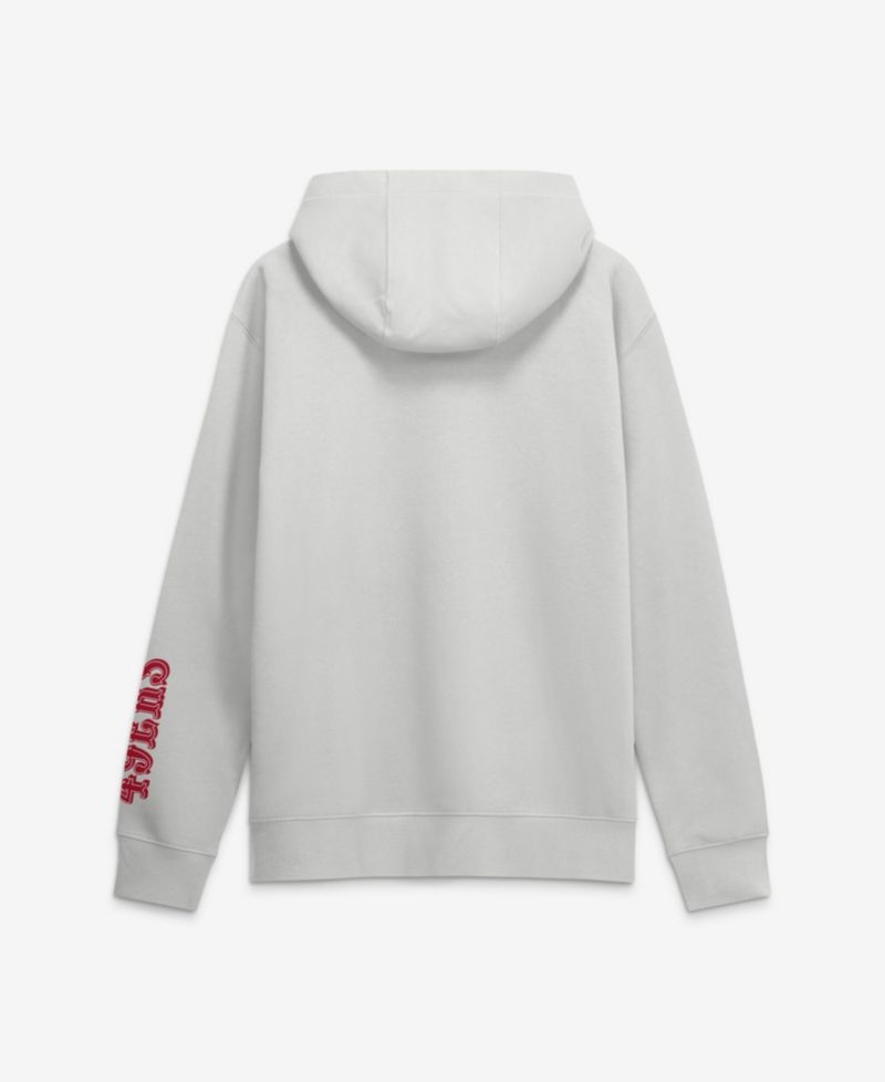 Men's Gray San Francisco 49ers Cool Down Club Full-Zip Hoodie