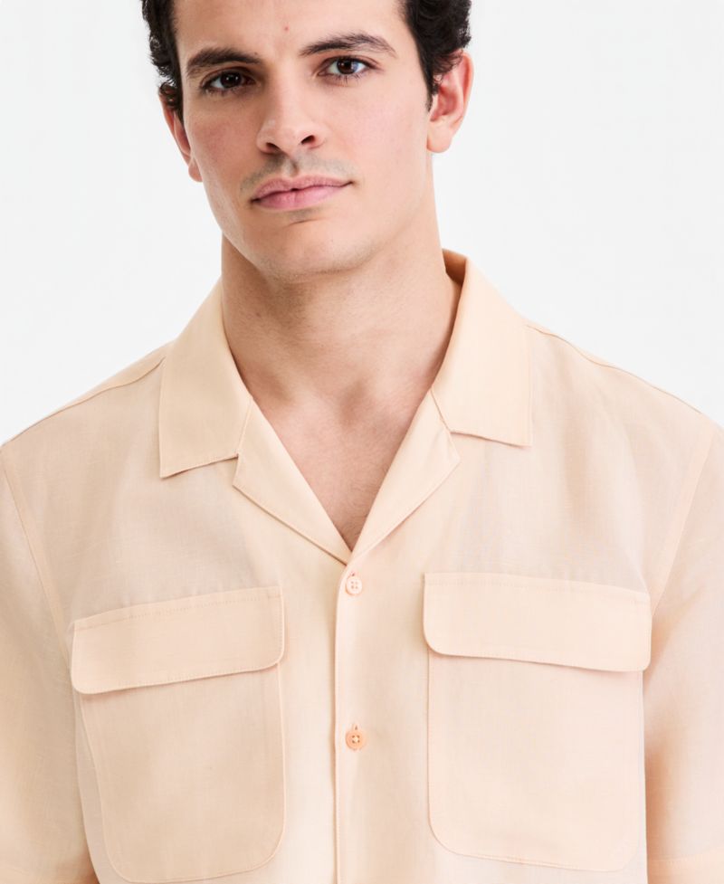 Men's Owen Short-Sleeve Button-Up Shirt, Macy's Exclusive
