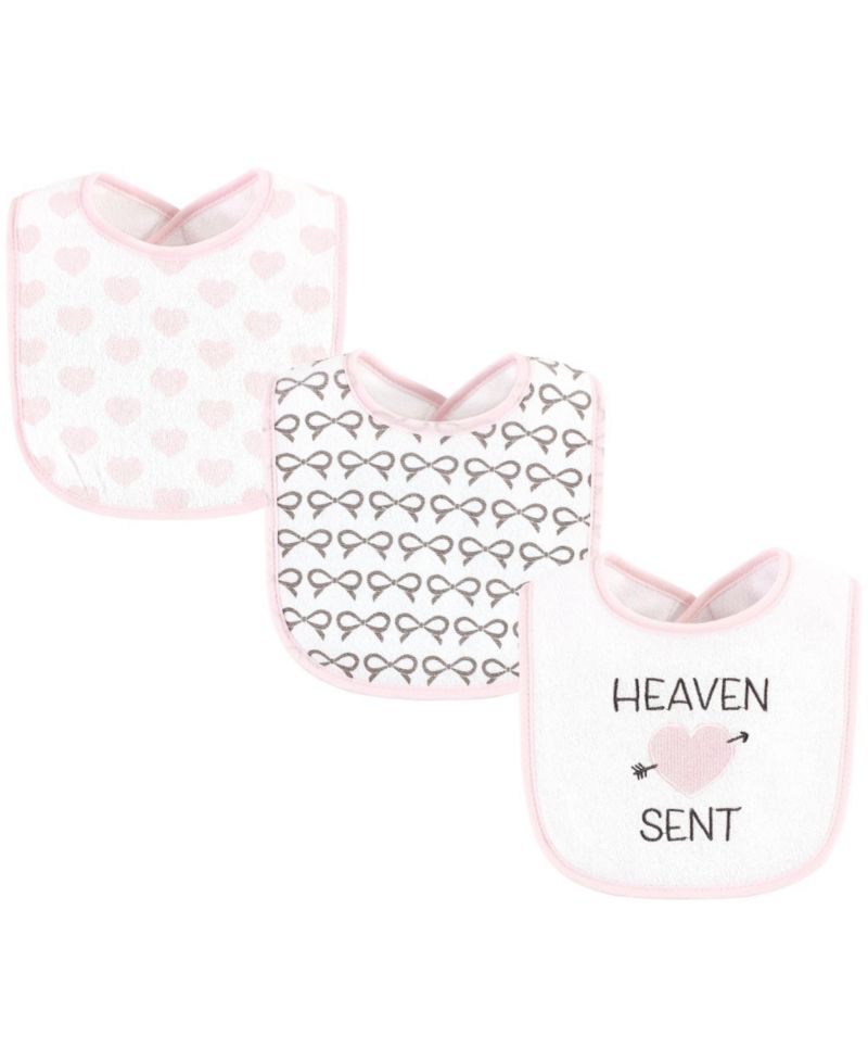 Girls 3Pk Fiber Filled Bibs