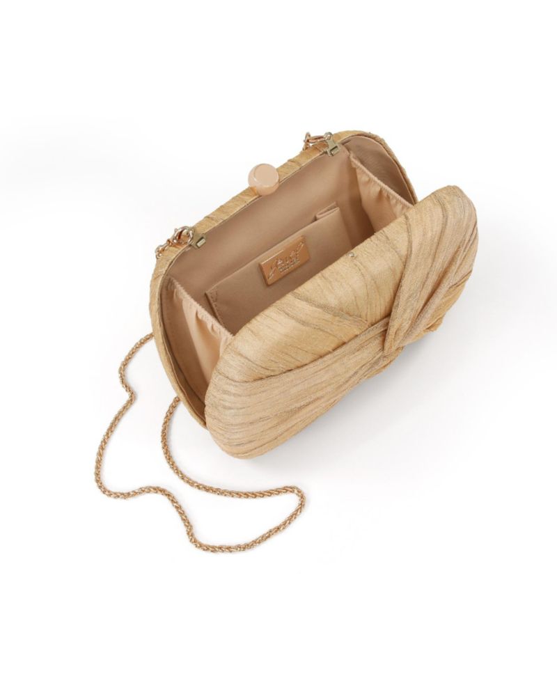 Jasmine Lame' Twist Minaudiere