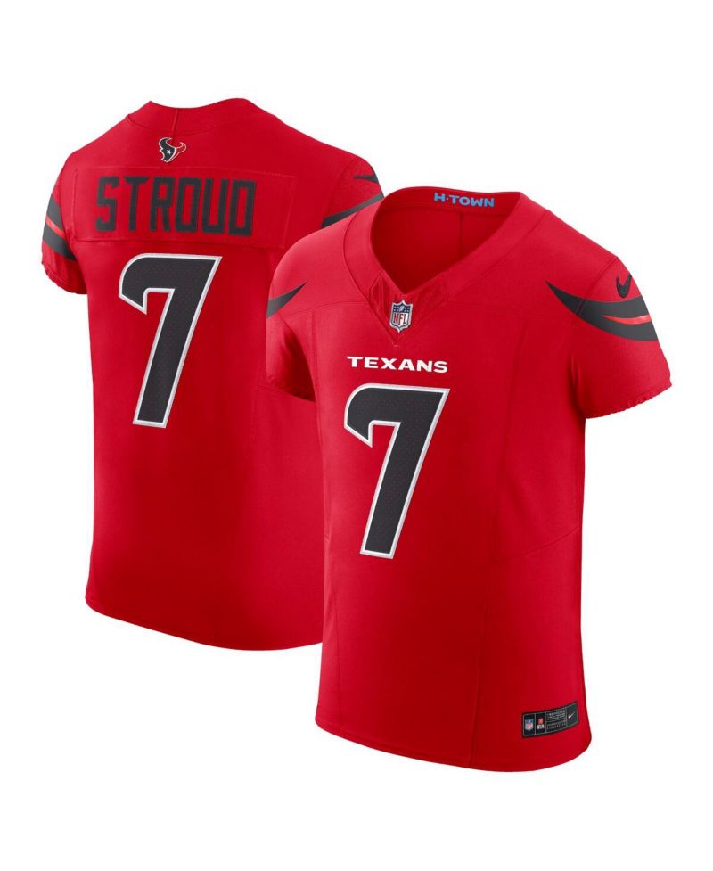 Men's C.J. Stroud Red Houston Texans Alternate Vapor F.U.S.E. Elite Jersey