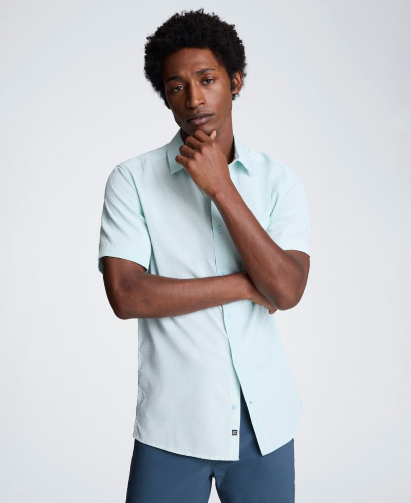 Men's Slim Fit Short-Sleeve Shirt