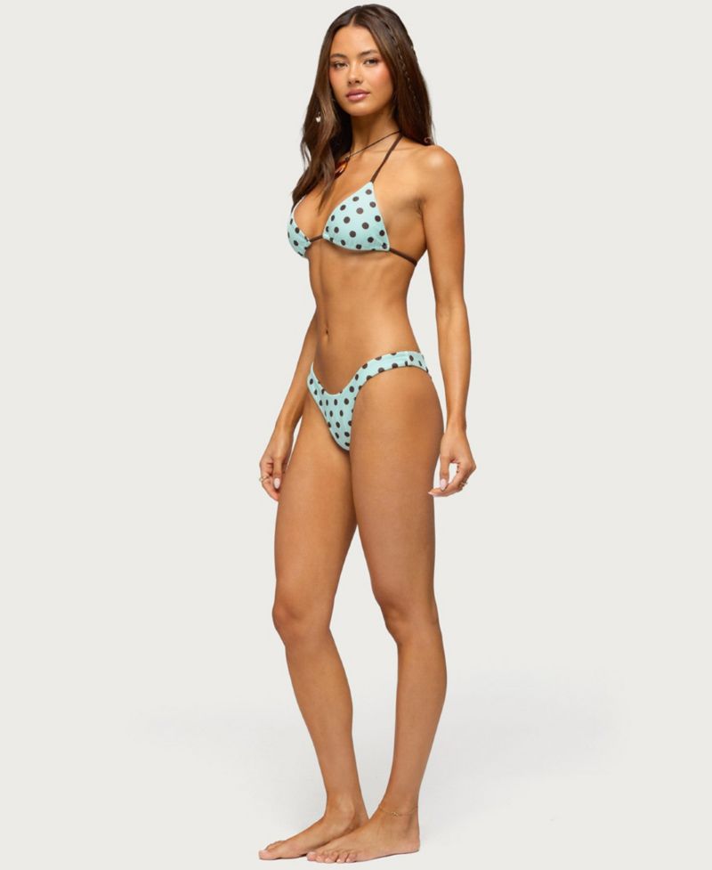 Women's Melanie Polka Dot Triangle Bikini Top