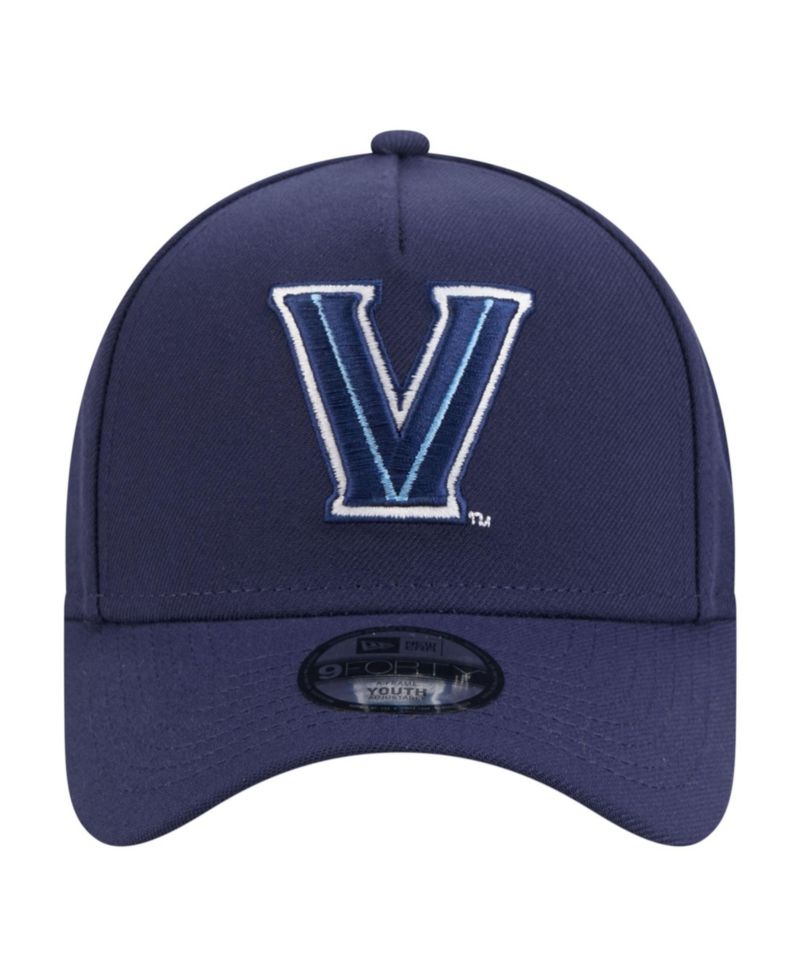 Big Boys and Girls Navy Villanova Wildcats 9FORTY A-Frame Adjustable Hat